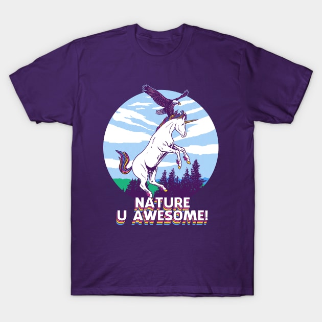 Nature U Awesome! T-Shirt by Hillary White Rabbit